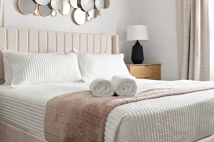 Primary suite with a King bed